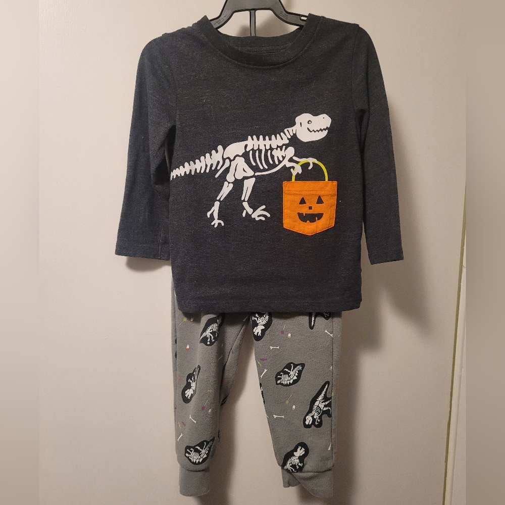 2T Cat & Jack Pajama Sets For Halloween (2 Pair)